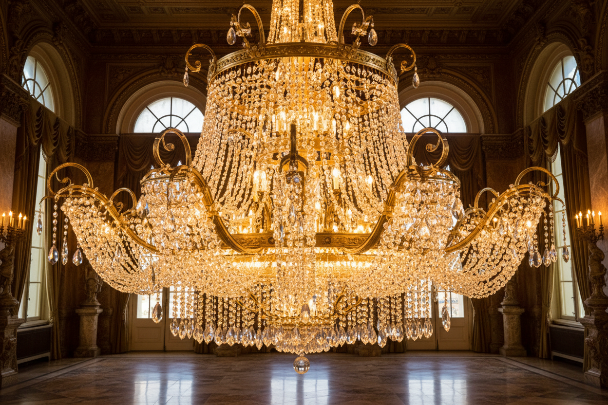 Extravagant string of lights in a malotic fashion chamdilar 